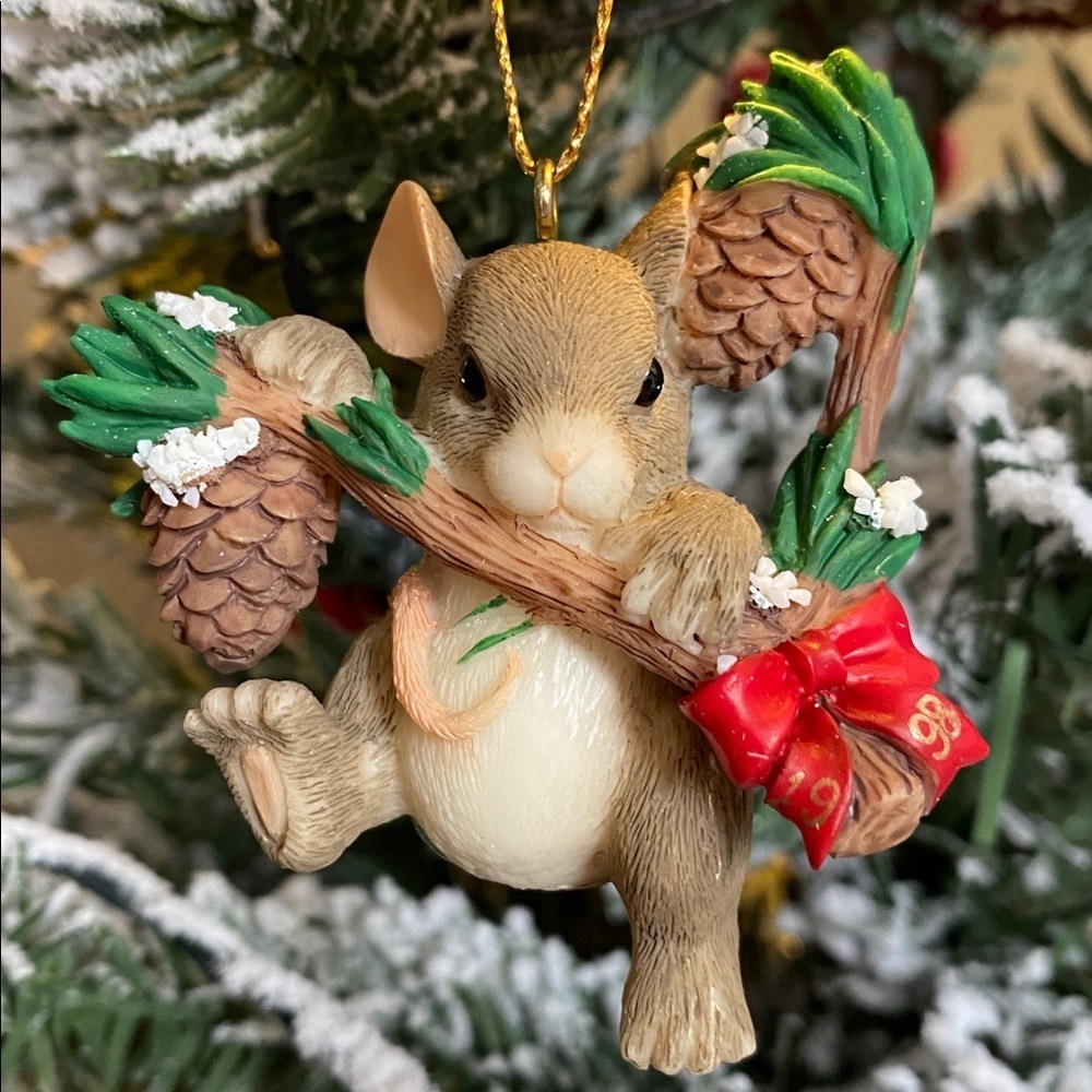 🎄Vintage🎄Fitz & Floyd Charming Tails Christmas Ornament - Picture 4 of 10